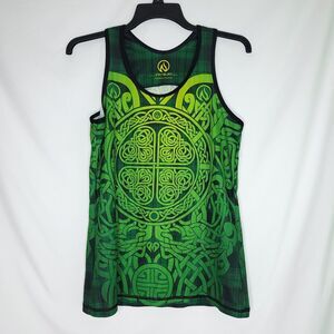 INKnBURN Women's Medium Celtic Knot Singlet  Athletic Tank Top